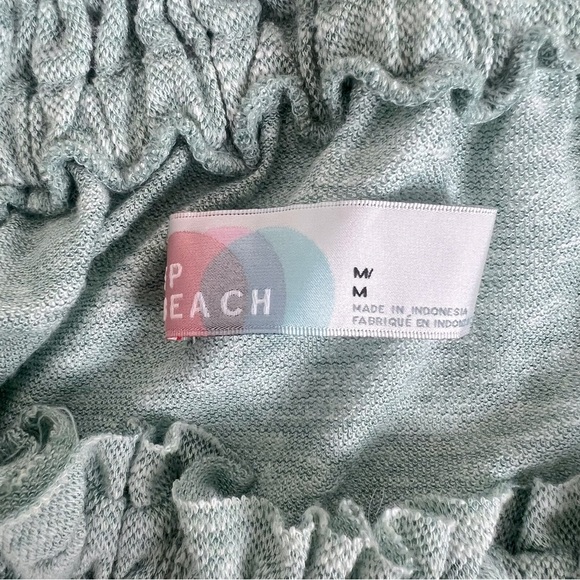 Free People Beachy Knit Mesh Lightweight Halter Top Dress Swim Cover Up | M - Picture 5 of 11